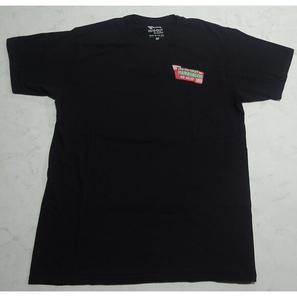IN-N-OUT Burger T-Shirt Medium Black Graphic Tee 2023 QUALITY-N-SPEED CALIFORNIA - Picture 2 of 11